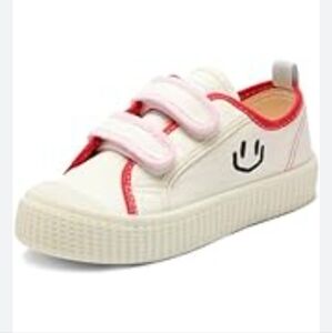 Toddler Shoes for Boys & Girls, Canvas Dual Hook and Loops Sneakers